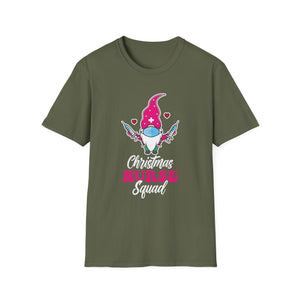Christmas Nurse squad Funny Christmas Gnome Unisex T-Shirt