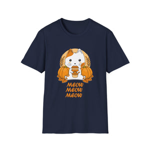 Pumpkin Spice Cat T-Shirt — Cute Autumn 