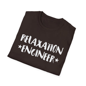 Relaxation Engineer T-Shirt — Funny Spa & Self-Care Shirt for Massage Therapists