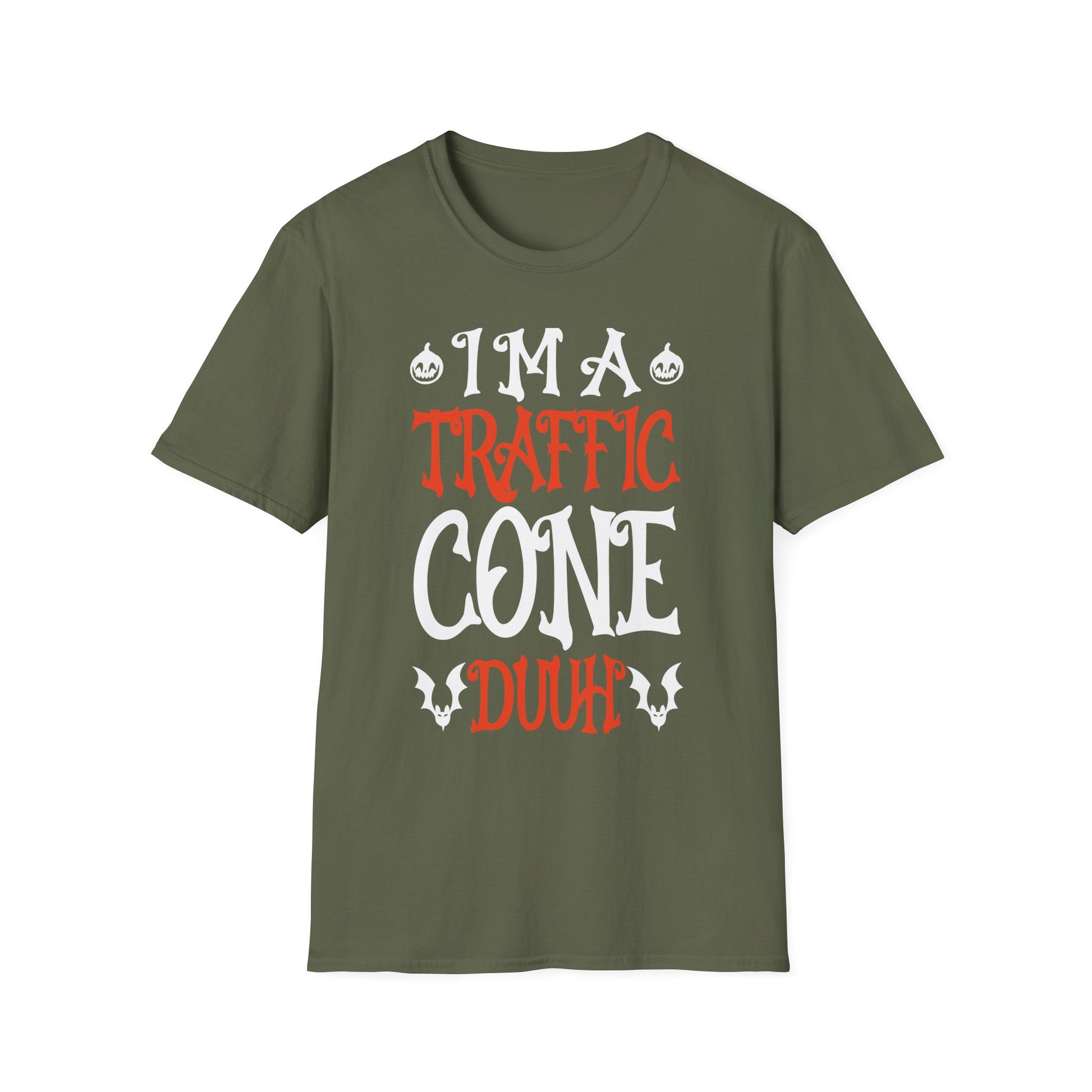 I'm a Traffic Cone Halloween Traffic Cone Unisex Softstyle T-Shirt