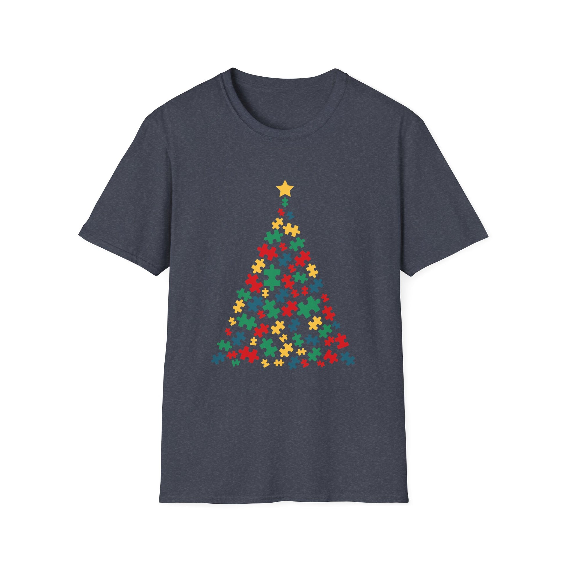 Autism Christmas Tree Autism Christmas Unisex T-Shirt
