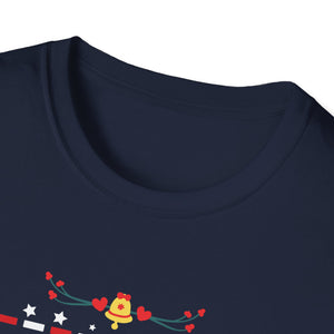 Santa Face Retro Sunglasses Christmas Xmas Men Women Kids T-Shirt-productor-mockup