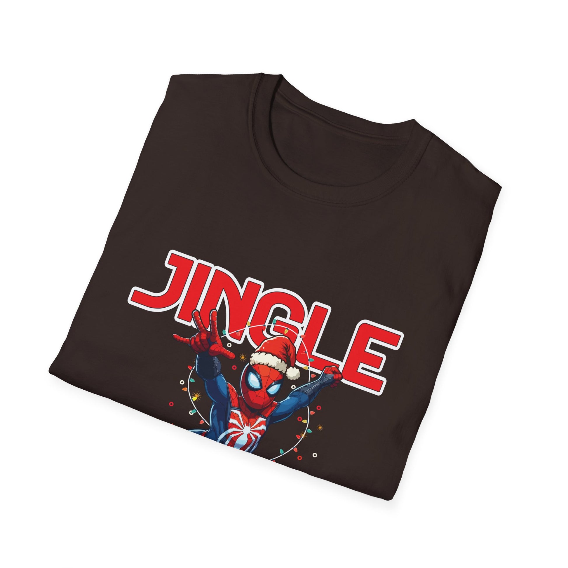 Christmas Spider-Hero T-Shirt — "Jingle All the Way" Holiday Tee