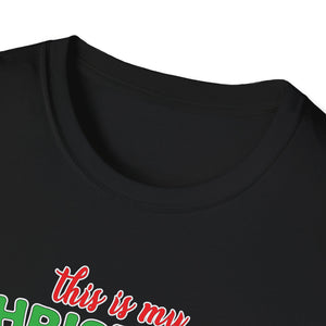 Tapir Christmas Tree Christmas Animal Gifts Unisex Softstyle T-Shirt
