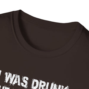 T-Shirt – “I Was Drunk The Day My Mom Got Out Of Prison” Funny Prison Release Tee