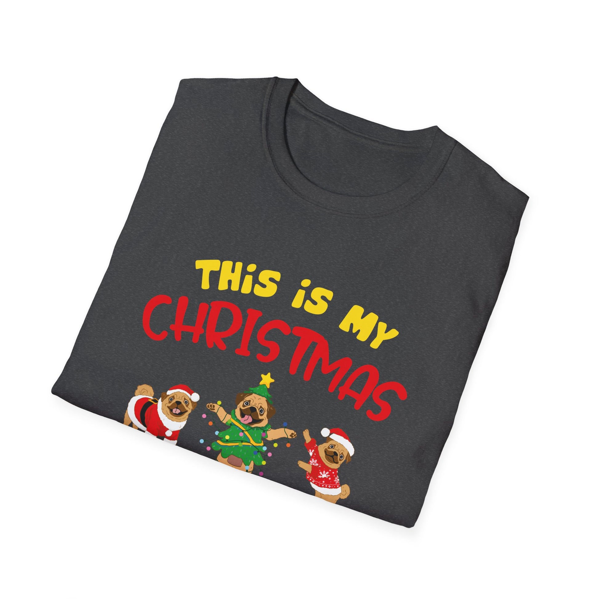Christmas Pajama Shirt T-Shirt – “This Is My Christmas Pajama Shirt” Holiday Tee