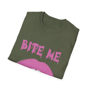 Bite Me Vampire Lips T-Shirt — Cute Gothic Halloween Tee