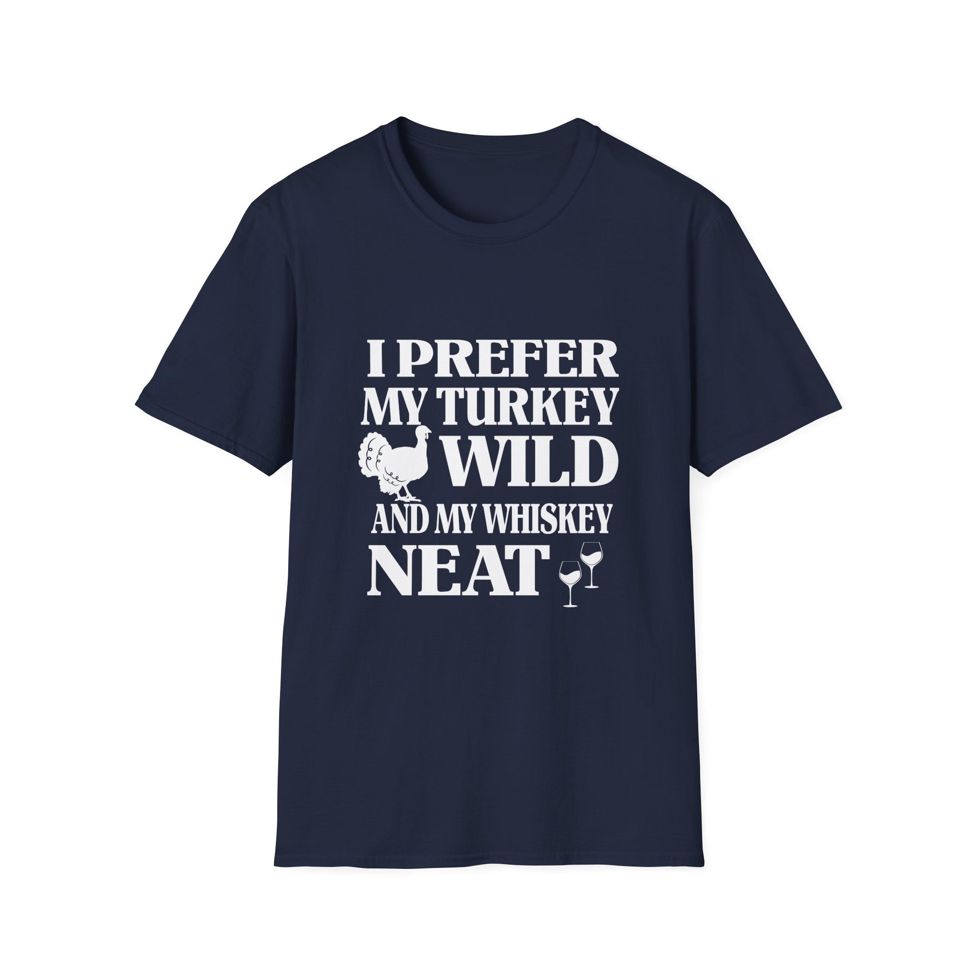 Thanksgiving Whiskey Neat  Unisex T-Shirt