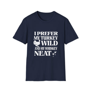 Thanksgiving Whiskey Neat  Unisex T-Shirt