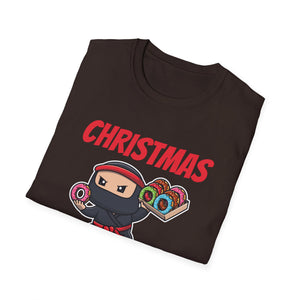 Christmas Ninjabread Man T-Shirt — Cute Ninja Gingerbread Holiday Tee