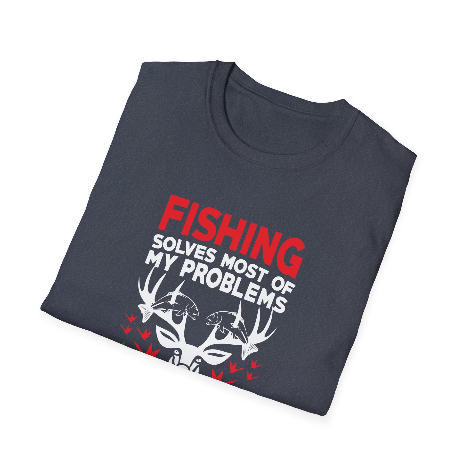 Funny Fishing And Hunting Gift Christmas Humor Hunter Cool Unisex T-Shirt