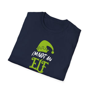 Im Not An Elf Just Short Funny Christmas Xmas Men Women Kids Unisex T-Shirt