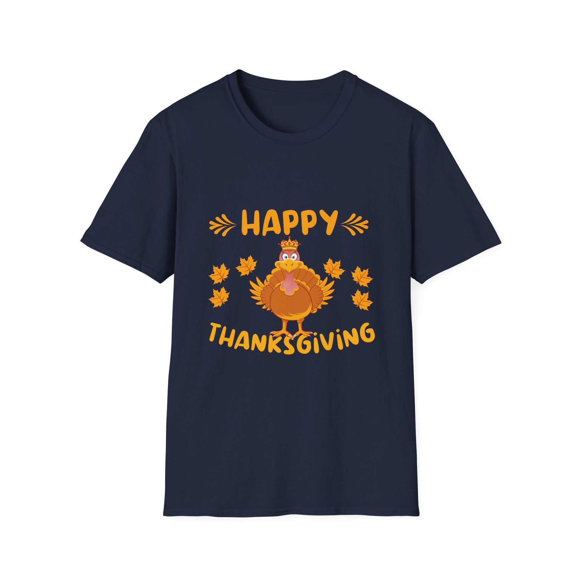 Thanksgiving Turkey T-Shirt — Happy Thanksgiving Cute Fall Tee  Unisex T-Shirt
