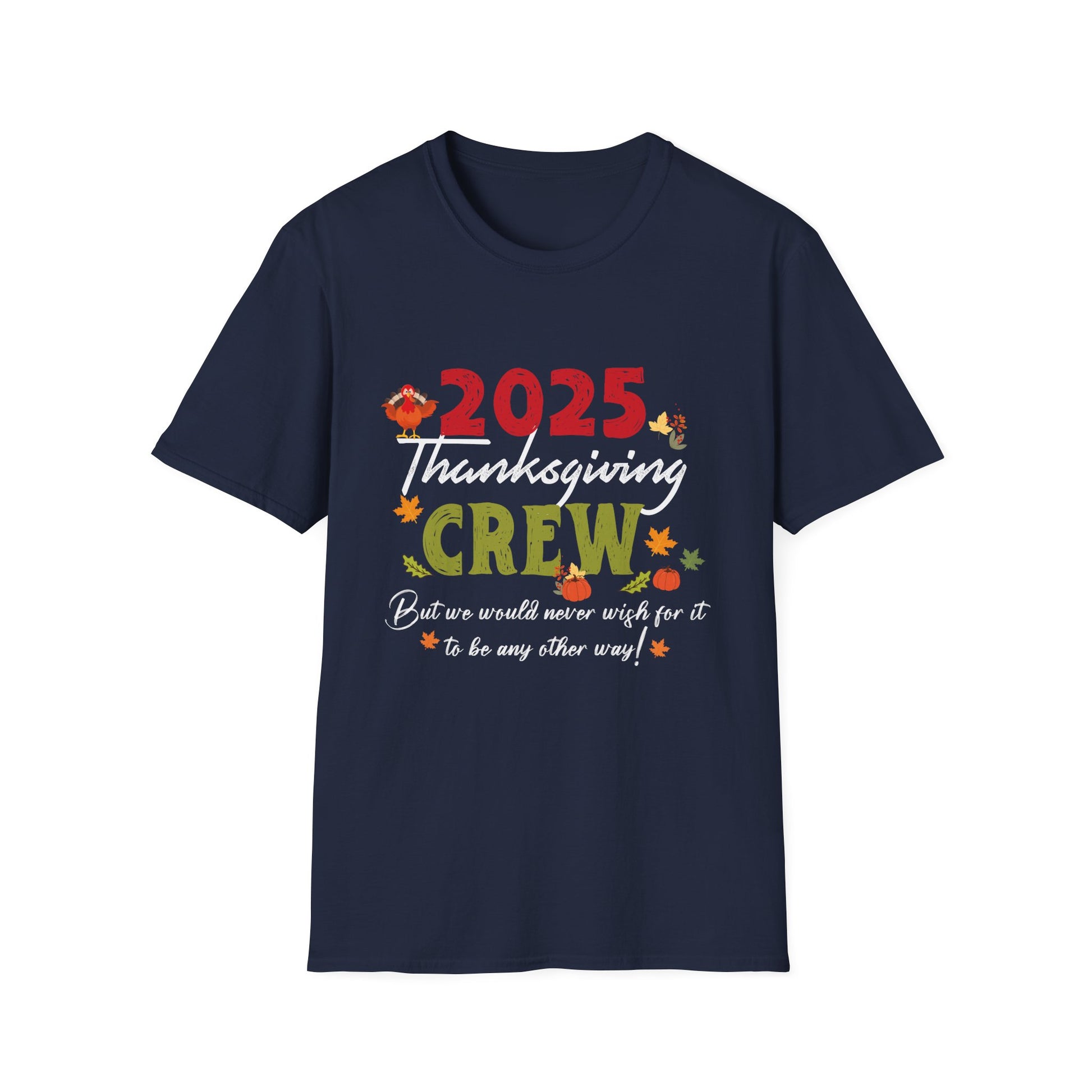 Family Thanksgiving 2024 Thanksgiving Crew Turkey Matching  Unisex T-Shirt