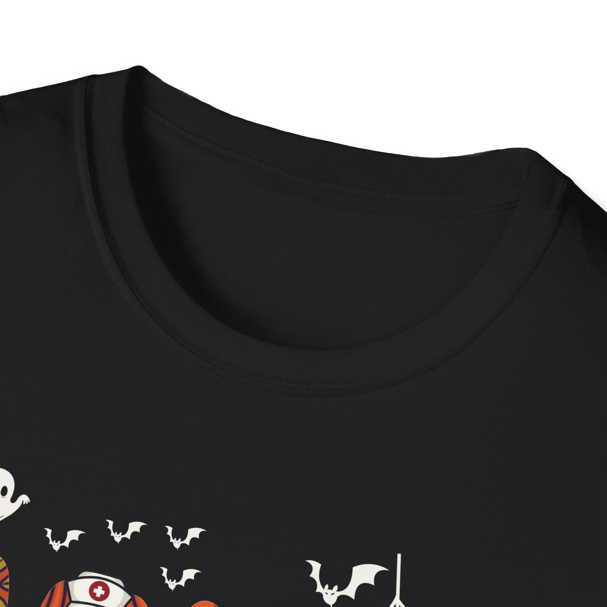 Halloween Spooky Moose T-Shirt — Cute Ghost & Pumpkin Costume Graphic Tee