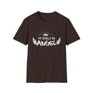 I'm Totally An Angel T-Shirt Funny Halloween Christmas gifts Unisex T-Shirt