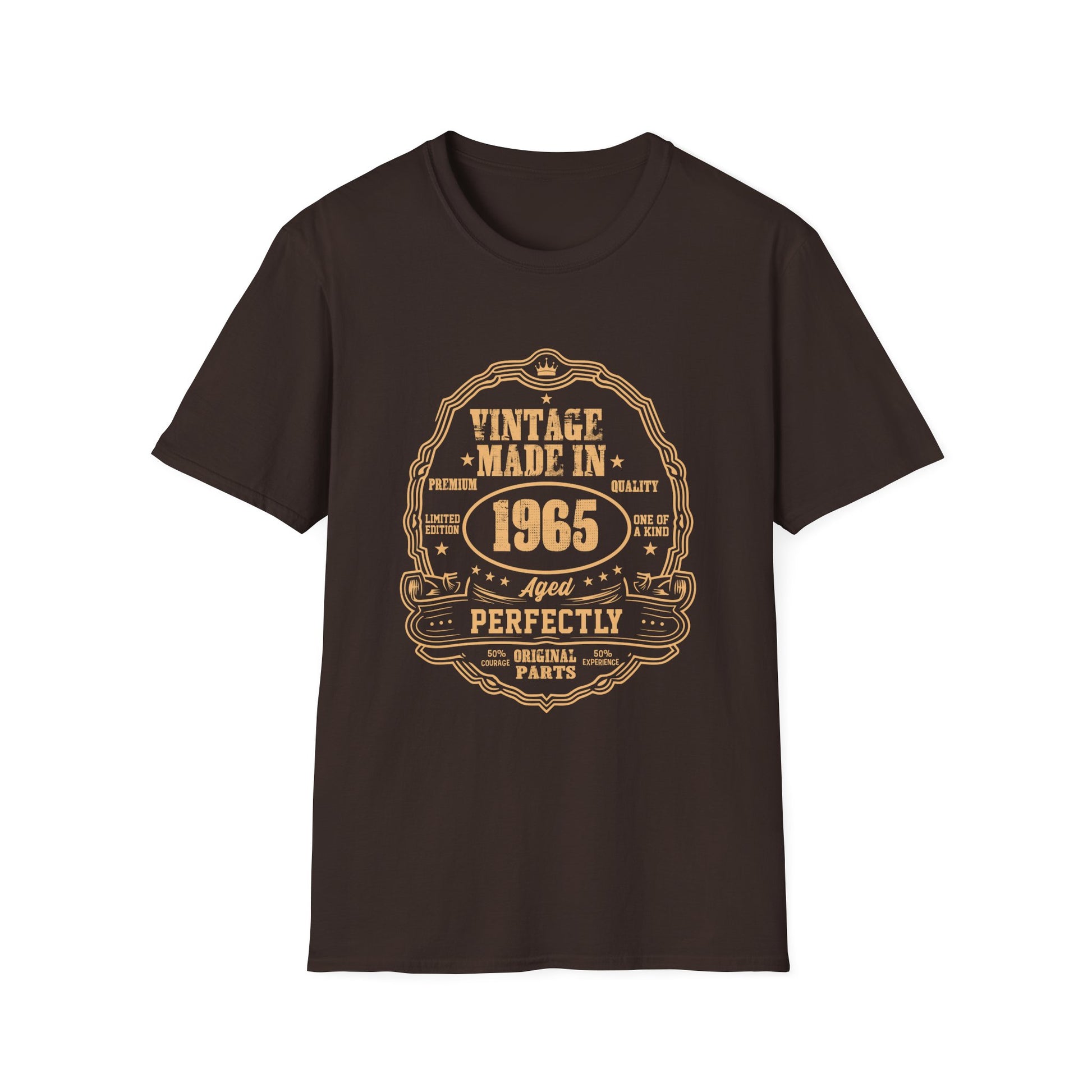 1965 Vintage Made In Tee — Perfectly Aged 58th Birthday Shirt
