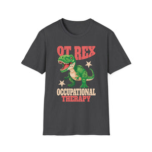 OT Rex Occupational Therapy T-Shirt — Cute Dino OT Tee for Therapists & Students