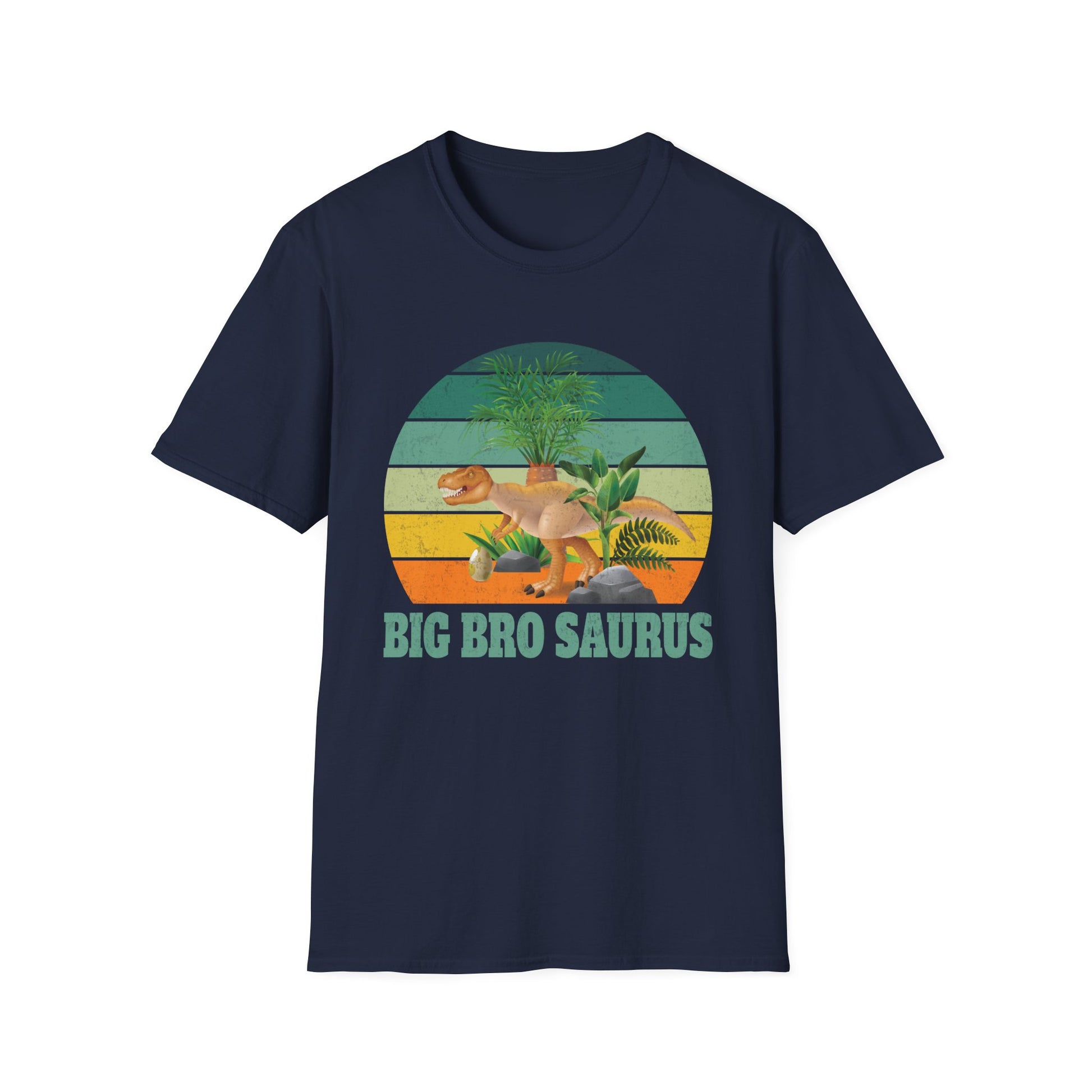 Big Bro Saurus Dinosaur T-Shirt — Retro Vintage Brother Tee
