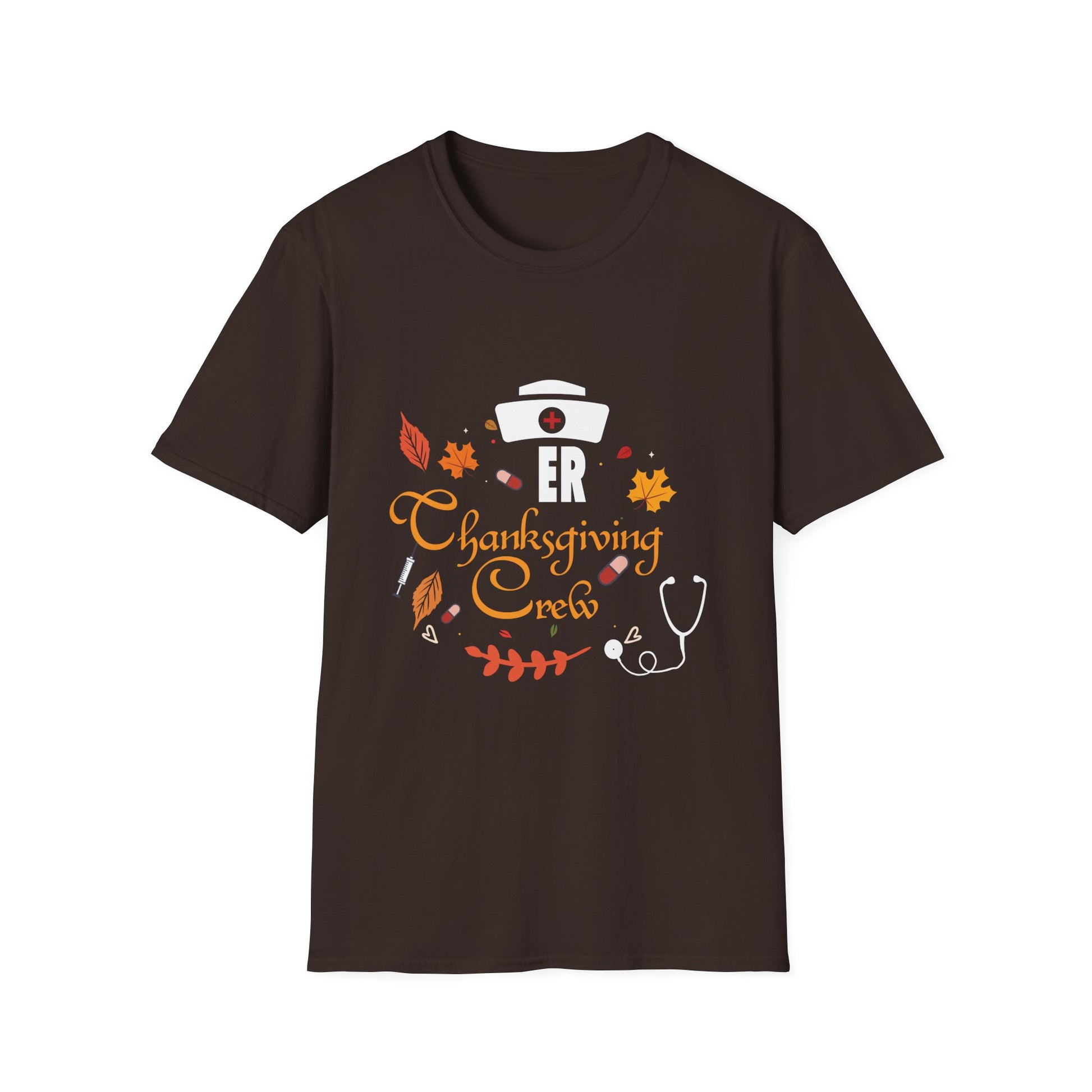 ER Thanksgiving Crew T-Shirt — Nurse/Doctor Holiday Medical Staff Tee  Unisex T-Shirt