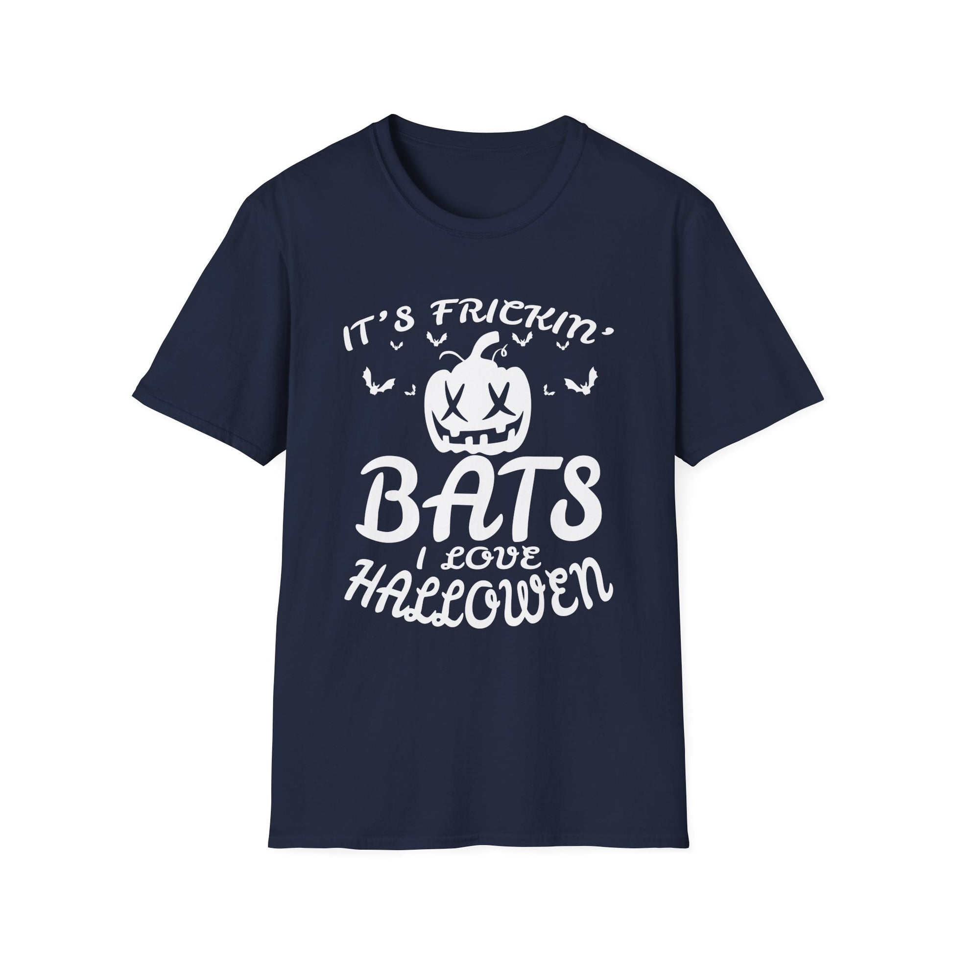 Halloween Bat T‑Shirt — "It's Frickin' Bats I Love Halloween" Graphic Tee