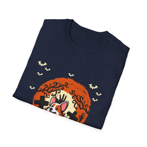 Funny Halloween Dog tee Corgi Halloween Tee