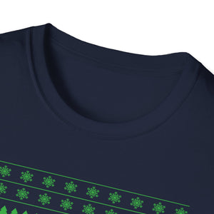 T-Rex Christmas Ugly Christmas Dinosaur Unisex Softstyle T-Shirt