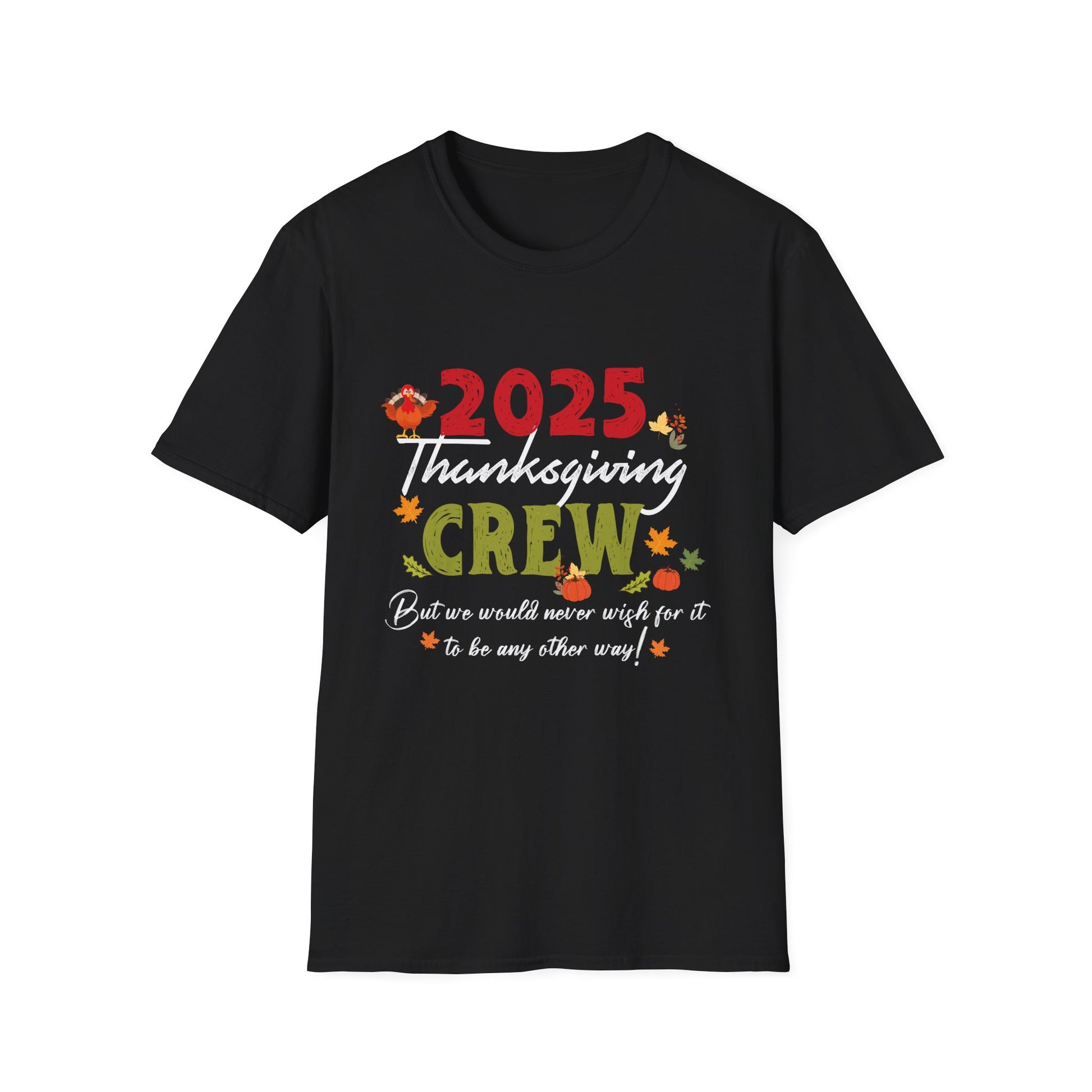 Family Thanksgiving 2024 Thanksgiving Crew Turkey Matching  Unisex T-Shirt