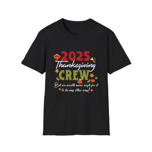 Family Thanksgiving 2024 Thanksgiving Crew Turkey Matching  Unisex T-Shirt