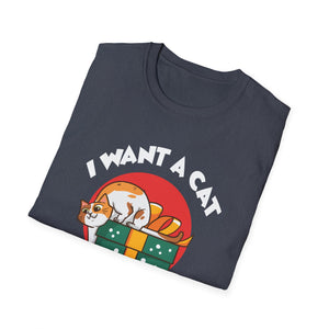 Christmas Cat Cats For All Christmas Cats Unisex T-Shirt