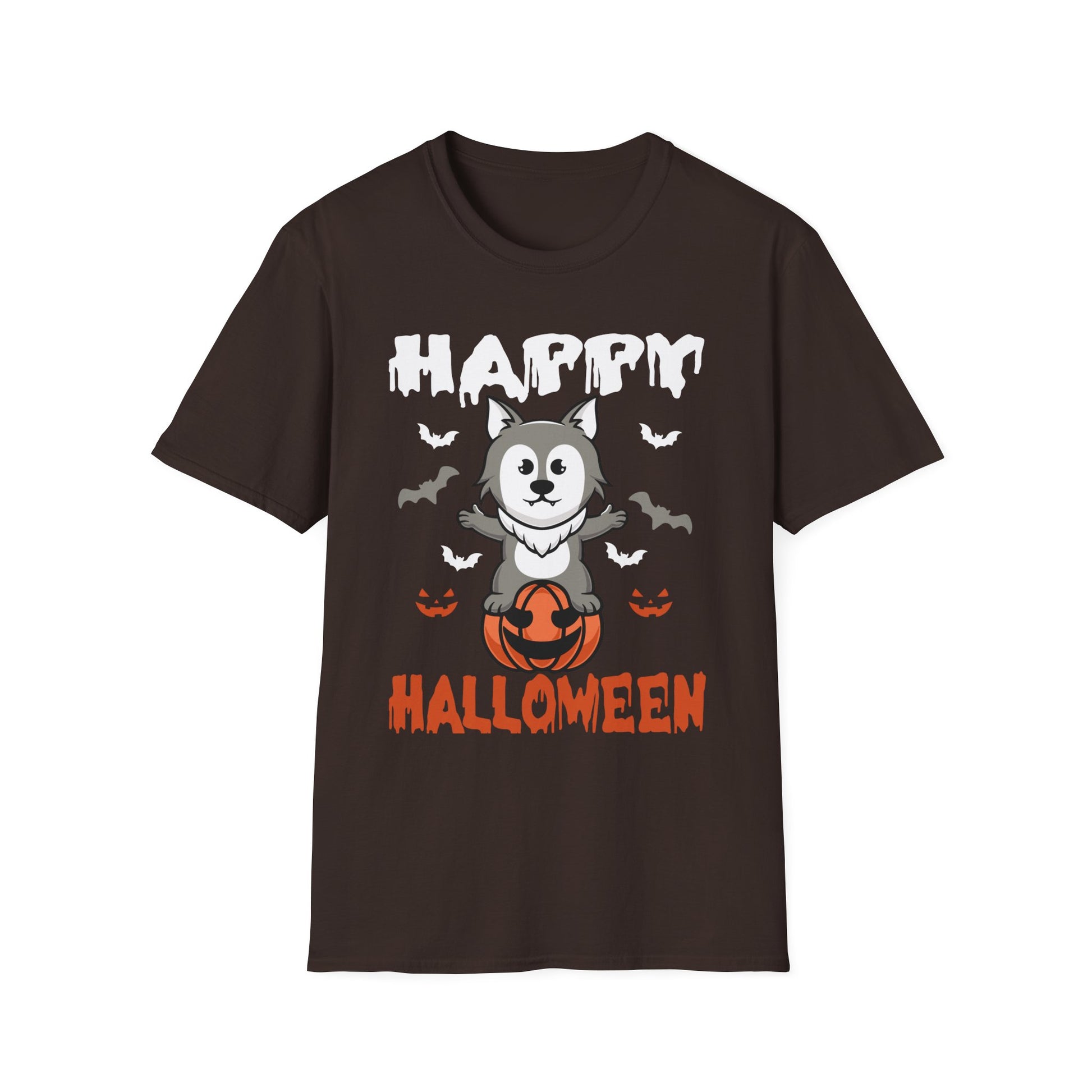 Happy Halloween Scary Pumpkin Halloween Costume Ghost TeeUnisex Softstyle T-Shirt