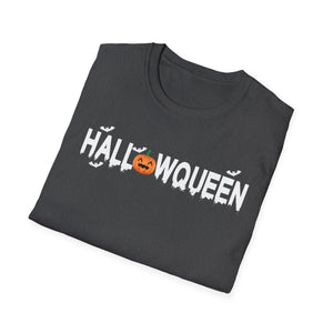 Halloween Queen T-Shirt — Cute Pumpkin & Bat Halloween Tee