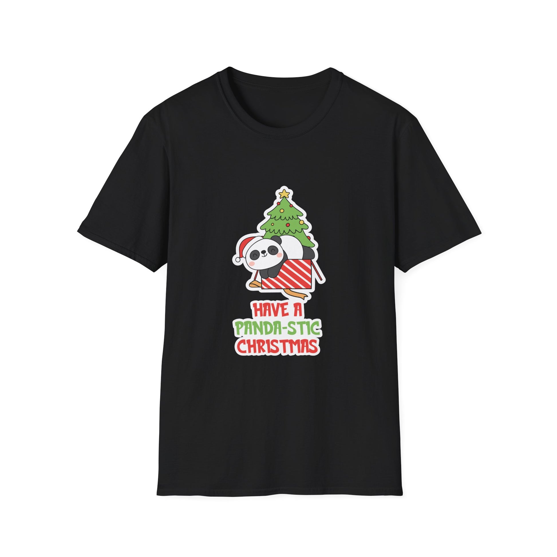 Christmas Panda T-Shirt — "Have a Panda-stic Christmas" Holiday Tee