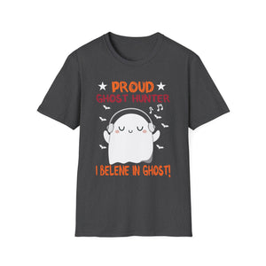 Proud Ghost Hunter T-Shirt – Cute 'I Believe in Ghosts' Halloween Tee