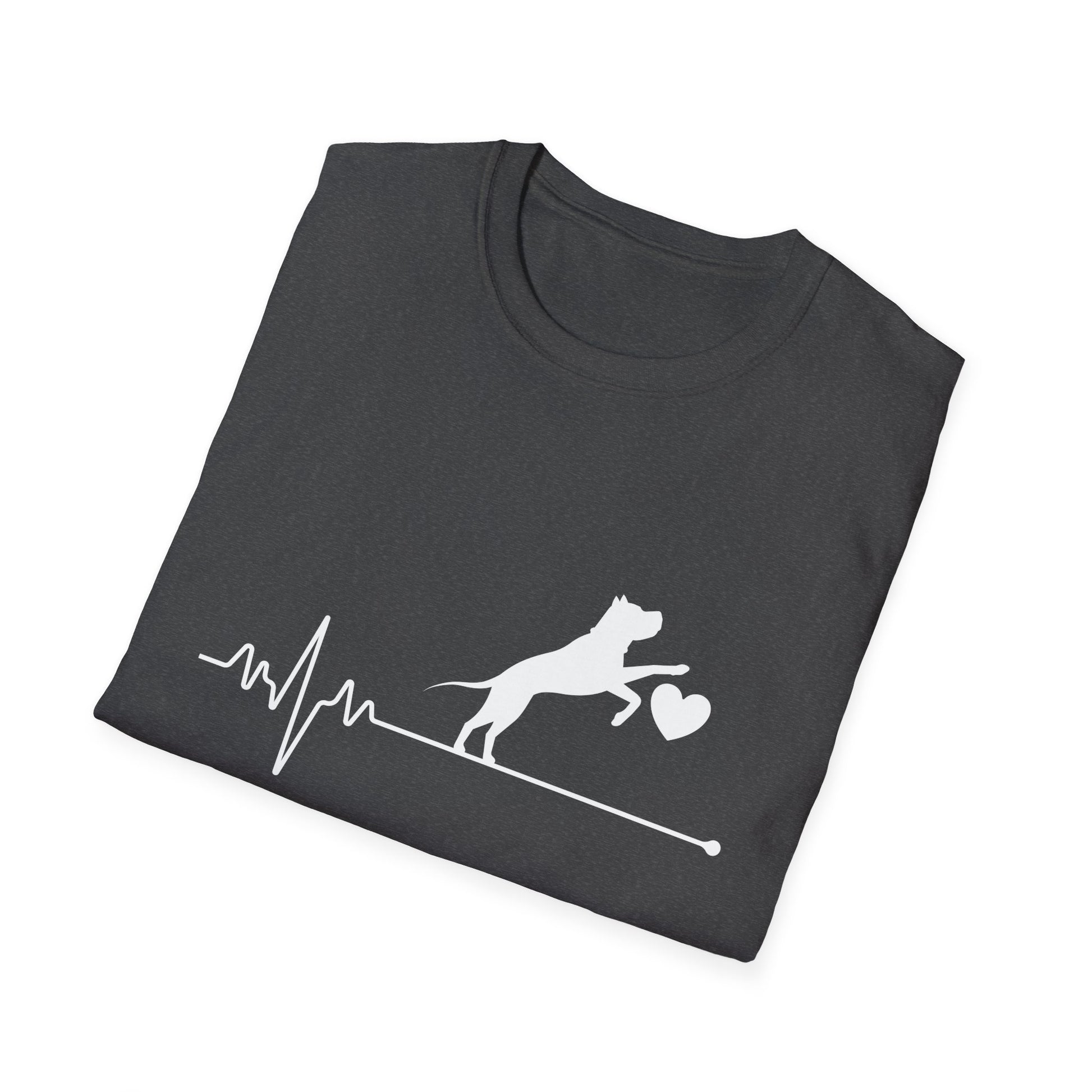 Border Collie Lover Mom Gifts Heartbeat Mother's Day Pet Dog  Unisex T-Shirt