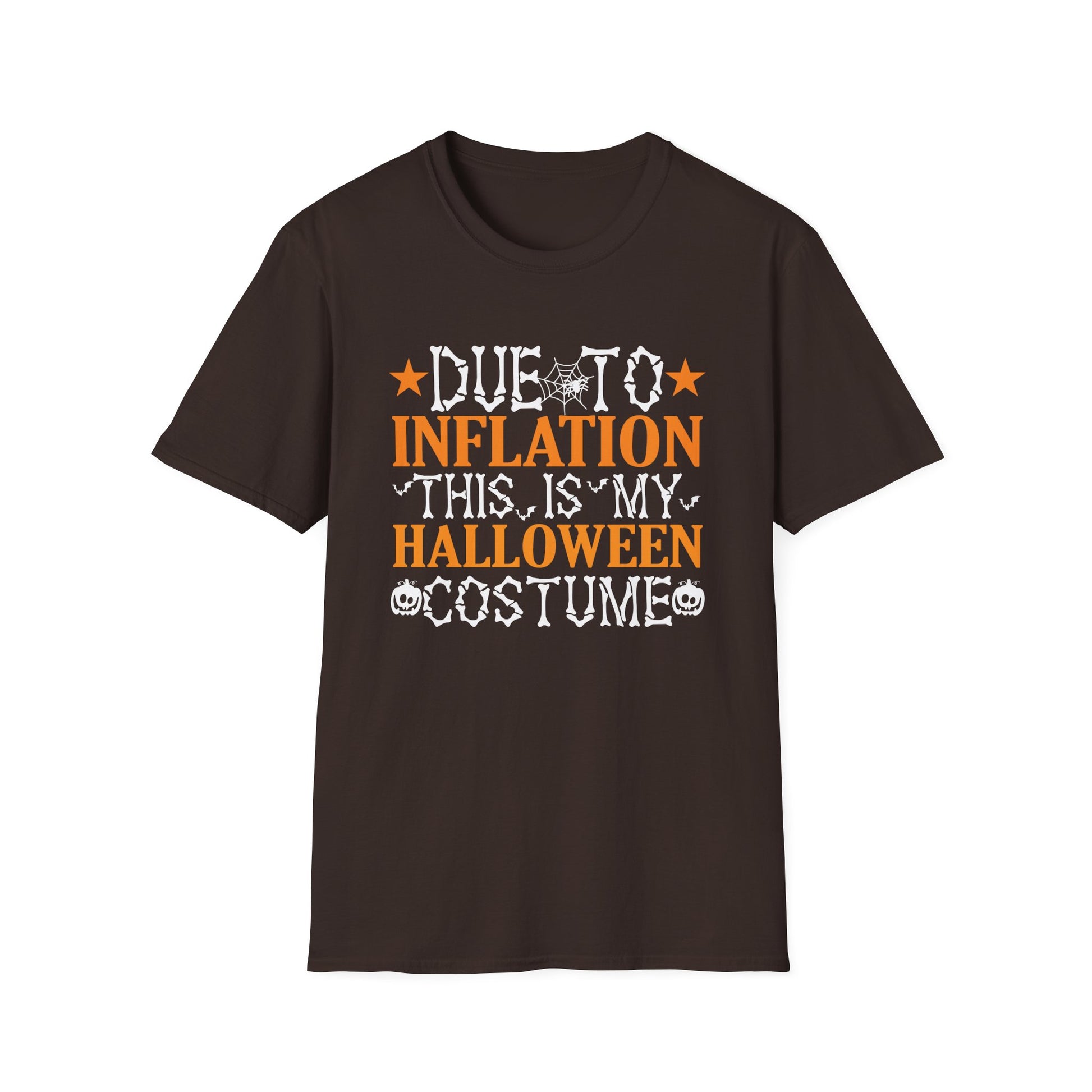 Due To Inflation This Is My Halloween Costume Men Halloween Tee  Unisex Softstyle T-Shirt