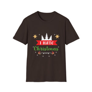 I Hate Christmas T-Shirt — Funny Anti-Christmas Holiday Tee
