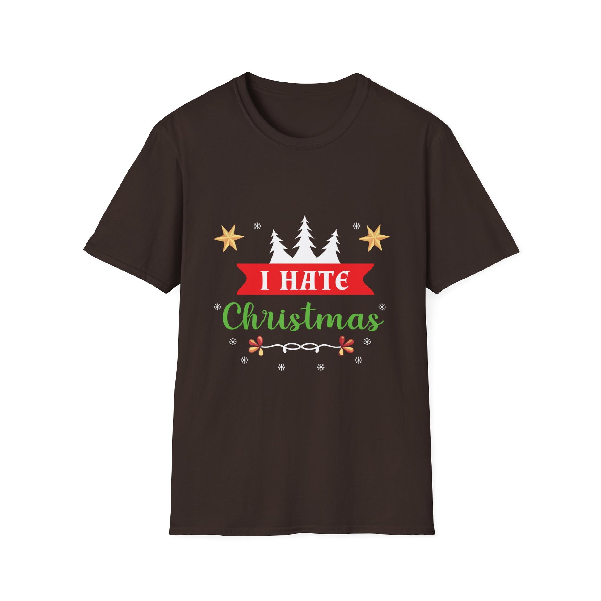 I Hate Christmas T-Shirt — Funny Anti-Christmas Holiday Tee
