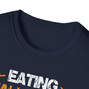 Halloween Candy Pumpkin T-Shirt — 'Eating Halloween Candy for 2' Maternity Tee