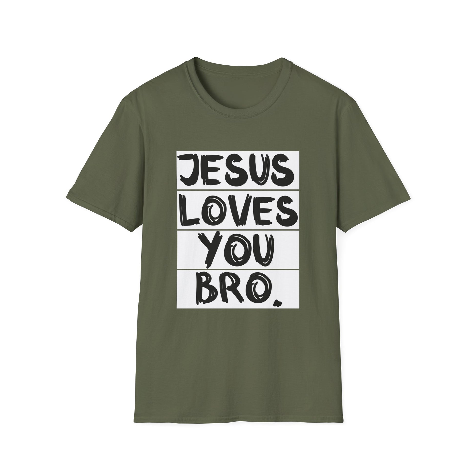 Jesus Loves You Bro T-Shirt — Bold Faith Graphic Tee