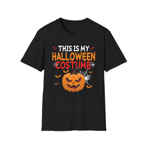 This Is My Halloween Costume T-Shirt — Pumpkin Jack-O'-Lantern Tee for Halloween Party & Trick-or-Treat