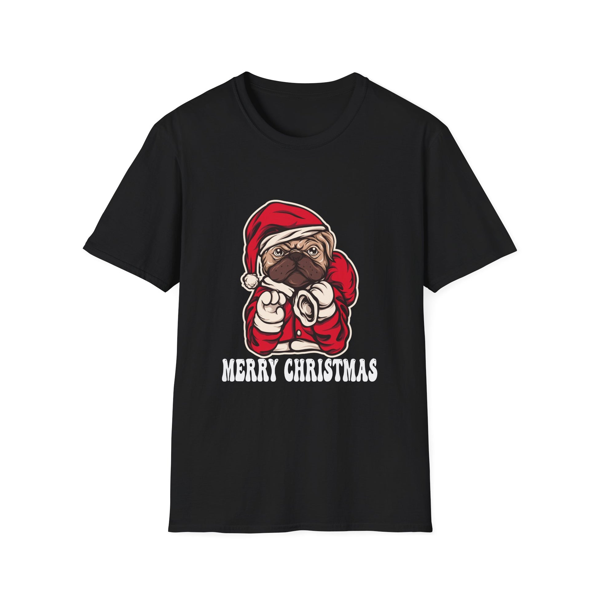 Christmas Bulldog Bully Merry English Bulldog Christmas Unisex T-Shirt