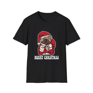 Christmas Bulldog Bully Merry English Bulldog Christmas Unisex T-Shirt