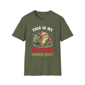 Christmas Frog Pajama Shirt — Funny Holiday T-Shirt