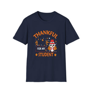 Thankful For My Student T-Shirt — Cute Thanksgiving Teacher Shirt