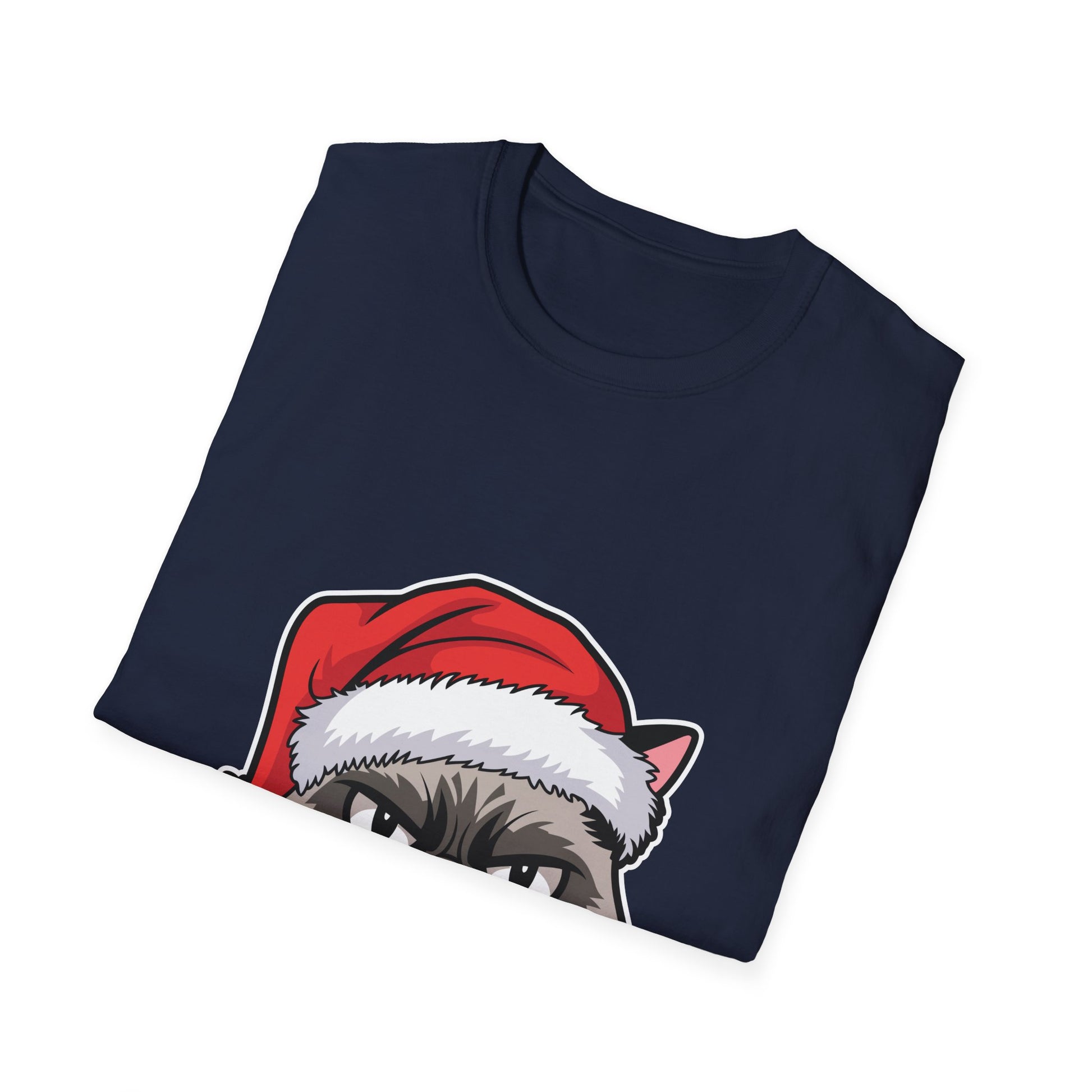 Cat Ugly Christmas Funny Merry Christmas Cat Hate Christmas Unisex T-Shirt