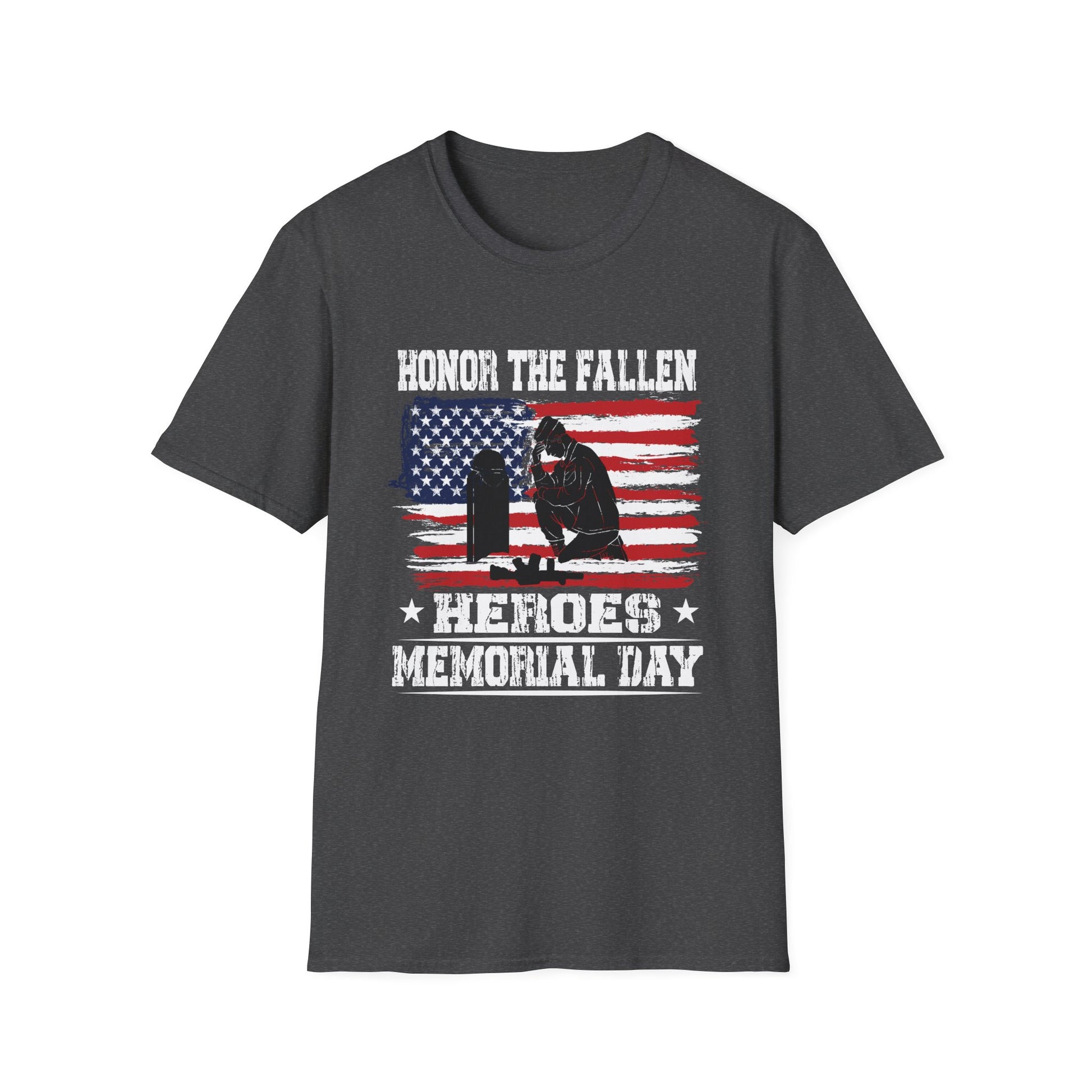 Honor The Fallen Heroes Memorial Day Veteran Military Unisex T-Shirt