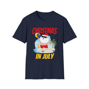 Christmas in July Shirt Snowman Christmas Unisex T-Shirt
