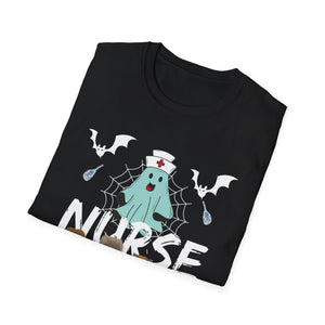 Cute Halloween Nurse Nursing Zombie Halloween Pattern TeeUnisex Softstyle T-Shirt