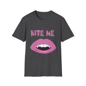 Bite Me Vampire Lips T-Shirt — Cute Gothic Halloween Tee